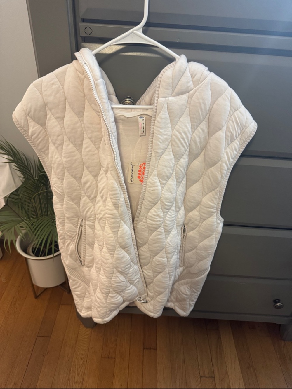 FP Movement by Free People Toffee Quilted Hooded Vest
